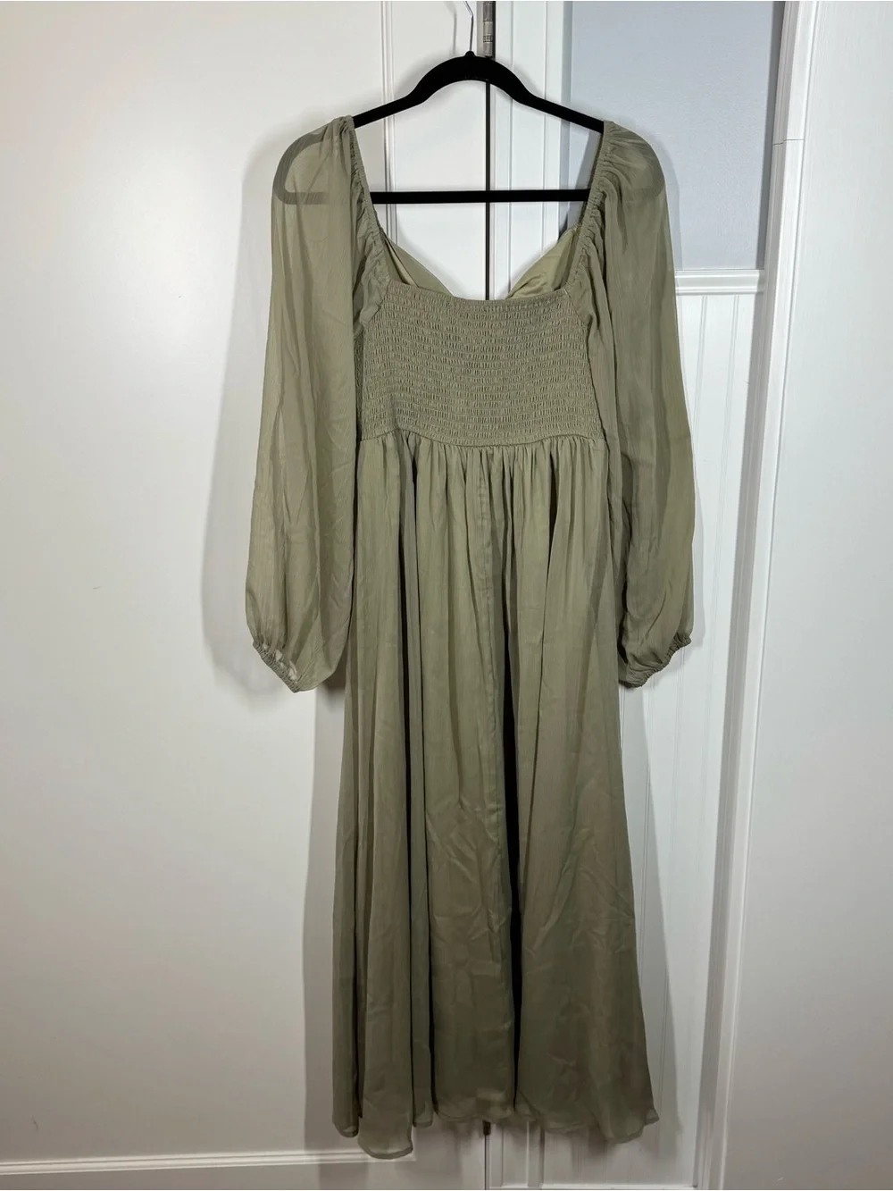 Baltic born Dione midi dress dusty Olive green size medium nwt wedding event - Picture 6 of 9